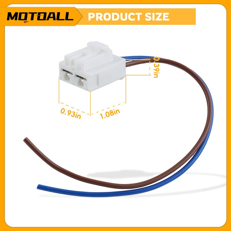 MOTOALL Repair Harness Cord Kit for 1999-2003 Acura Heater Blower Motor - Image 3